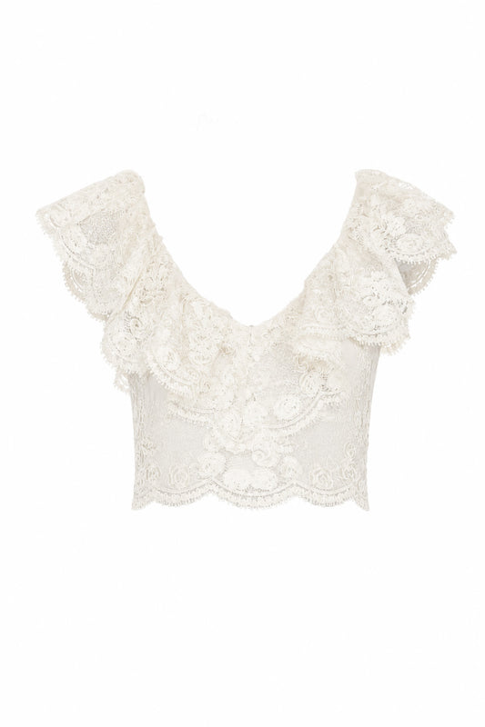 Rengin Lace Top