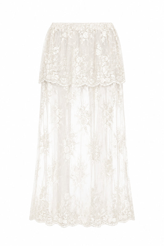Rengin Lace Skirt