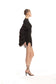 DRAPPED B.S. DRESS