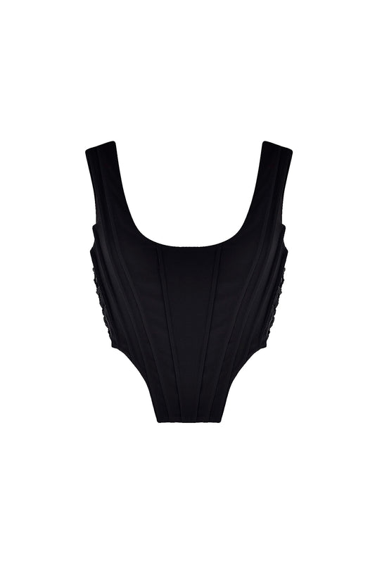 BLACK BAT CORSET