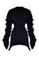 DRAPPED B.S. DRESS